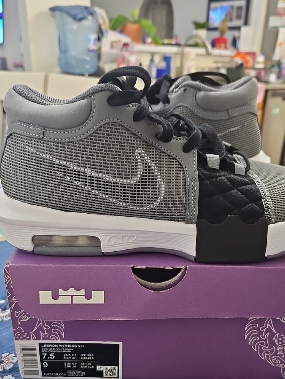 Nike Black and Gray Men's Training Sneakers